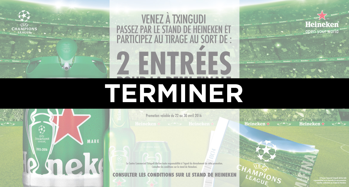 Participez au tirage au sort de : 2 entrées pour la demi-finale de la ligue des Champions