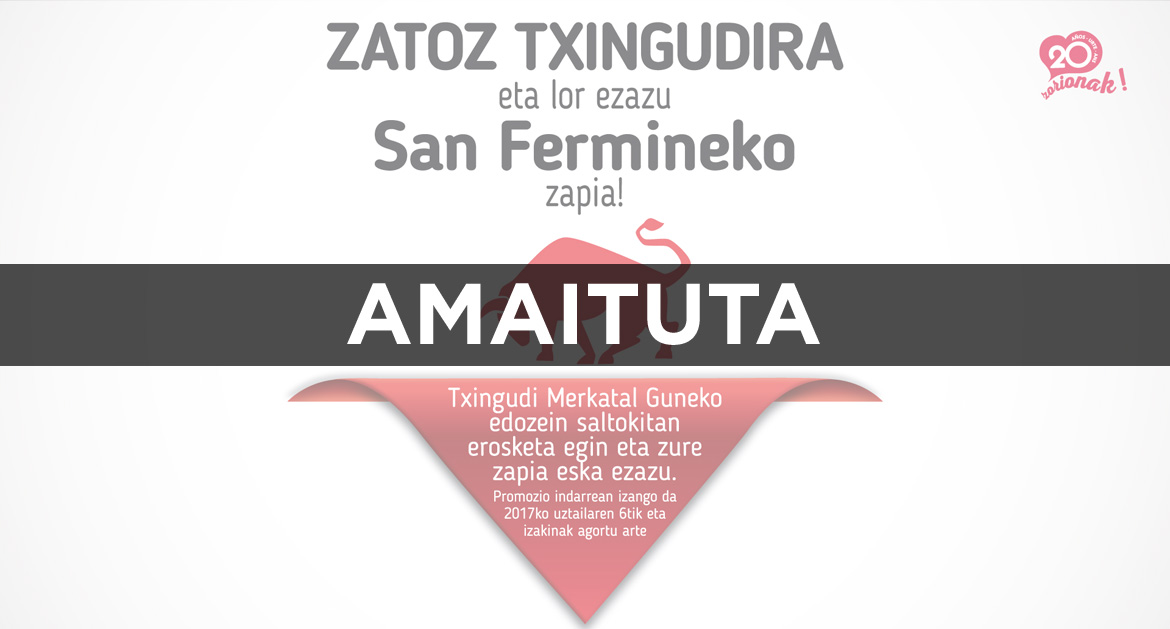 Zatoz Txingudira eta eskuratu zure San Fermineko zapia