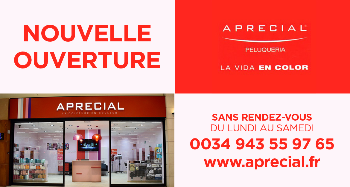 Aprecial salon de coiffure, nouvelle ouverture