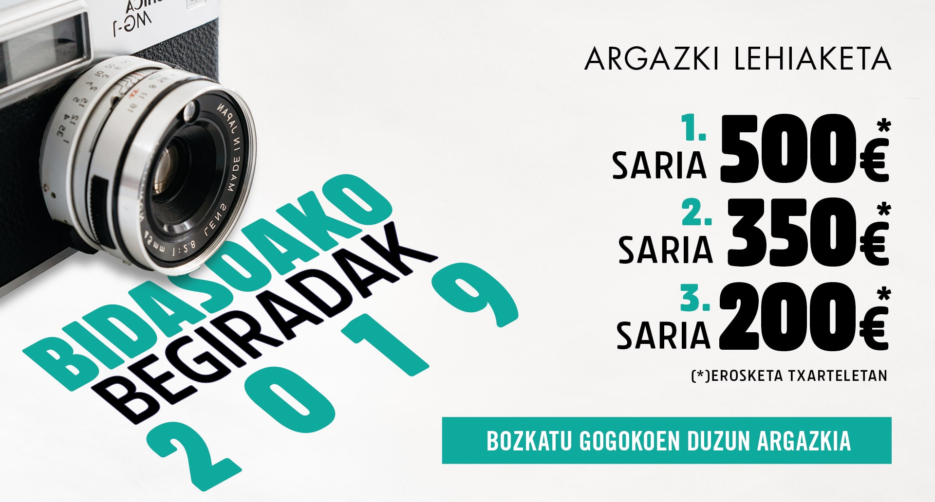 Dagoeneko bozka ditzakezu Bidasoako Begiradak lehiaketan parte hartu duten argazkien artean zure gogokoenak 2019