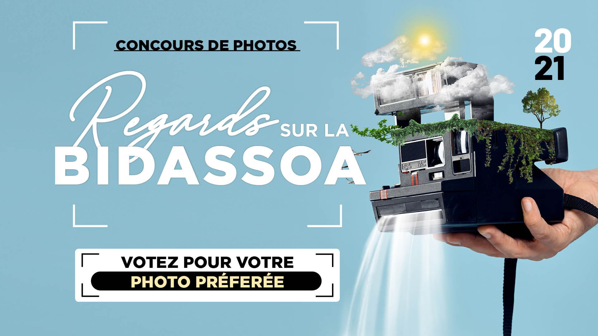 Vous pouvez voter dès maintenant pour vos photos préférées du concours Regards sur la Bidassoa 2021