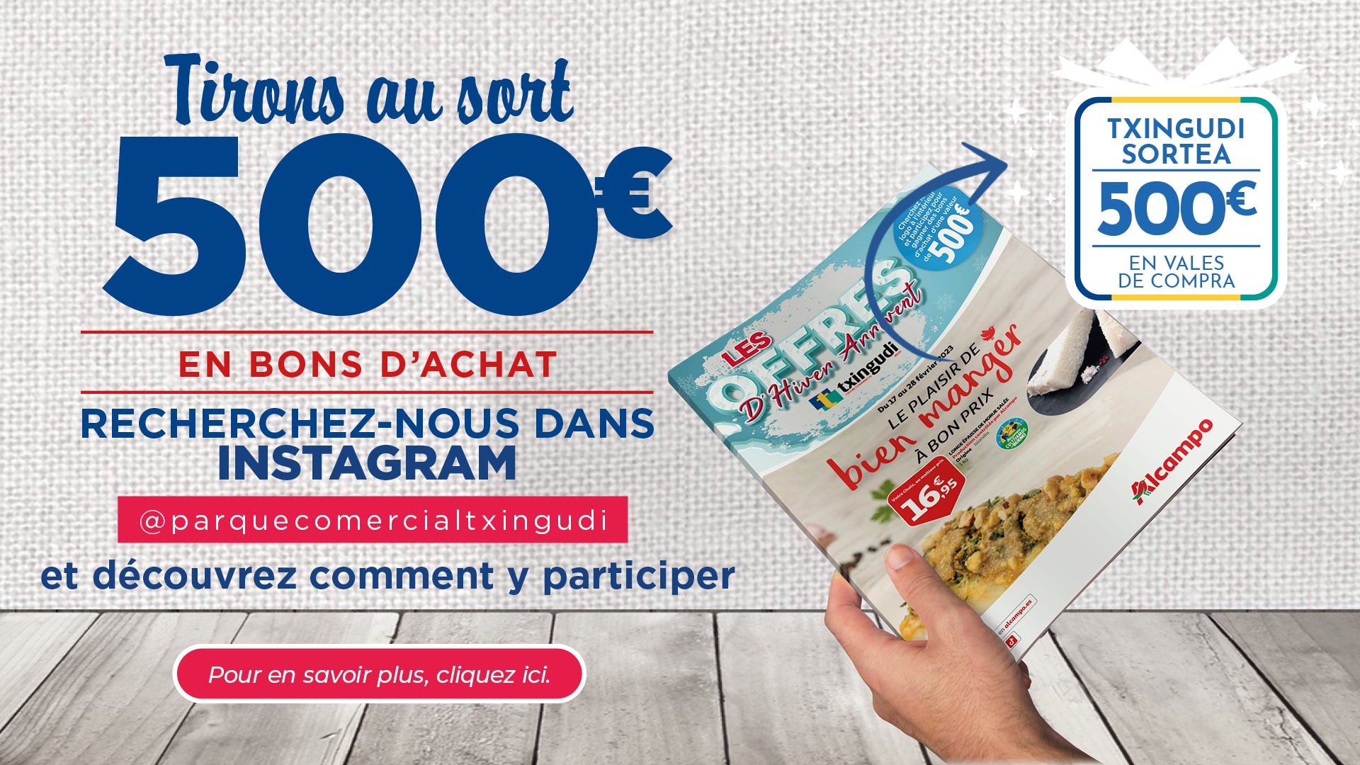 Les offres d´hiver arrivent: gagnez 500€ en bons d