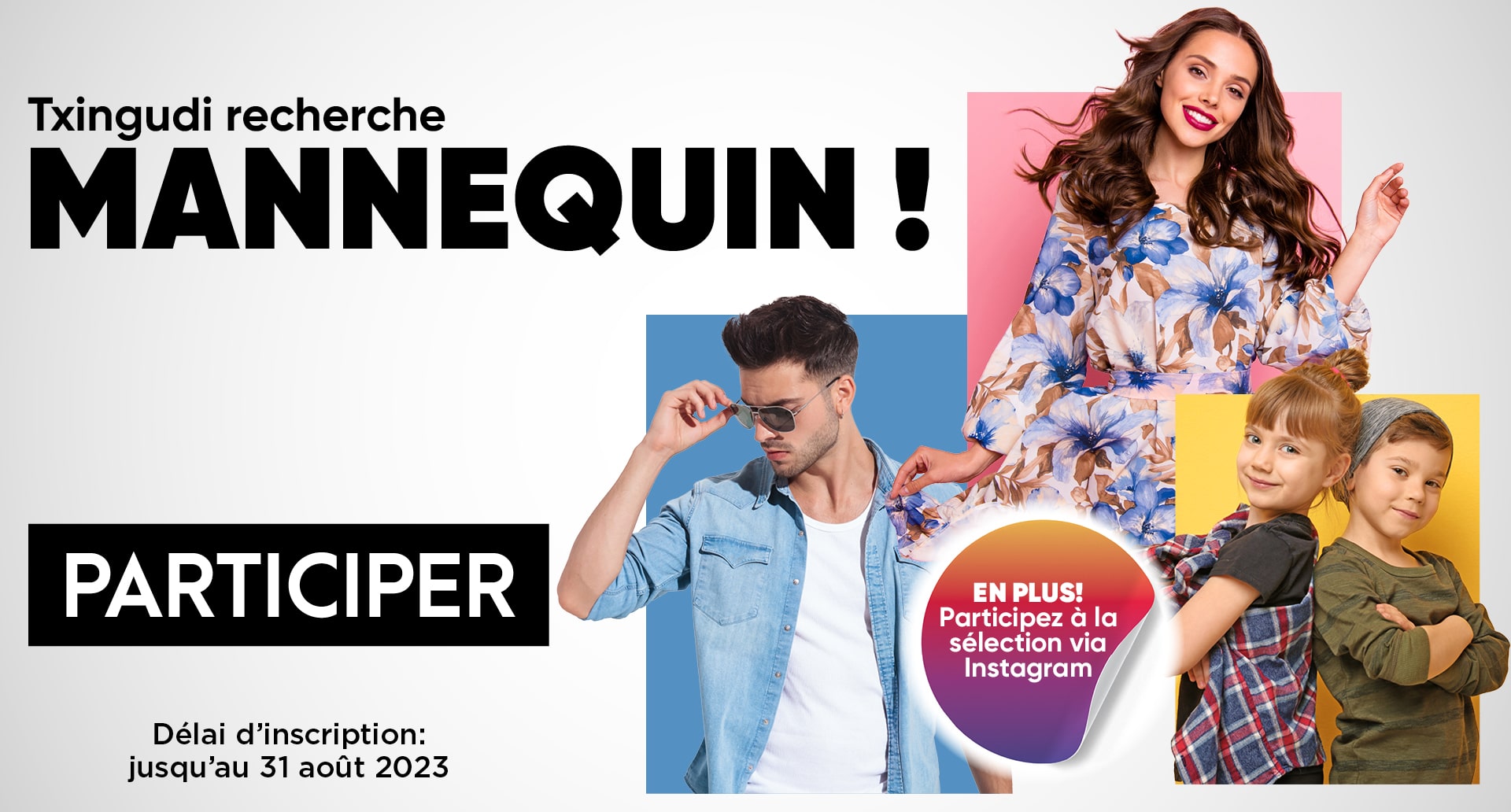 Txingudi recherche mannequin ! - 2023