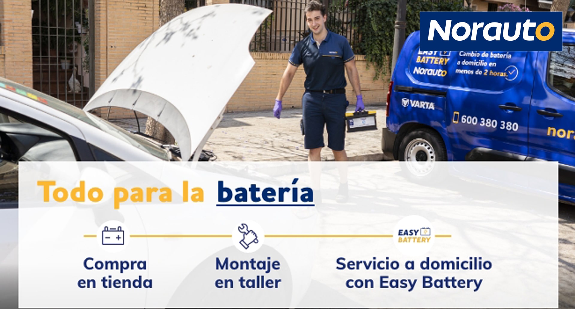 Todo para la batería Norauto